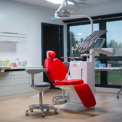 Salle de soins de l'école ELAN Dentaire Mulhouse, l'école pour devenir Assistant Dentaire